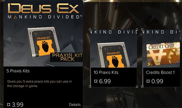 praxis kits deus ex mankind divided