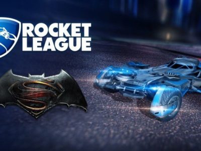 The Batmobile enters Rocket League