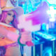 league of legends miss fortune cosplay pointing gun
