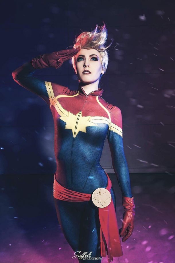 Sexy Captain Marvel Cosplay By Maid Of Might - Digital Crack Network